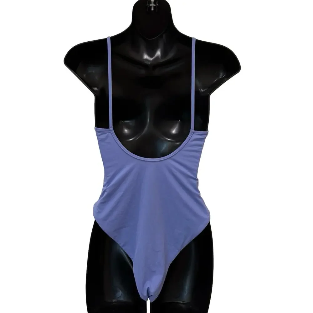 FP x Toast Swim Violet Tulip High Hip One Piece
